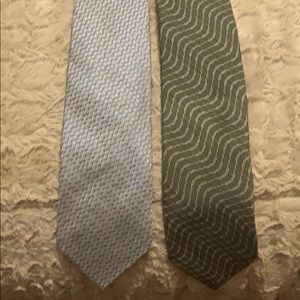 Two men’s silk designer ties - Armani